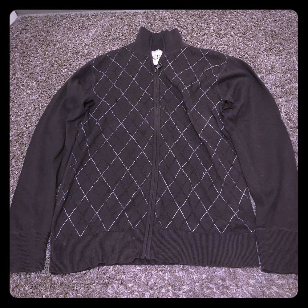 The Buckle sweater zip up